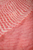 Coral Color Chiffon Leheriya Printed Saree