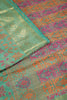 Sea Green Colour Tussar Woven Silk Saree