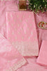 Baby Pink Chanderi Silk Embroidered Unstitched Suit Material