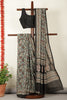 Sea Green Cotton Floral Printed Saree