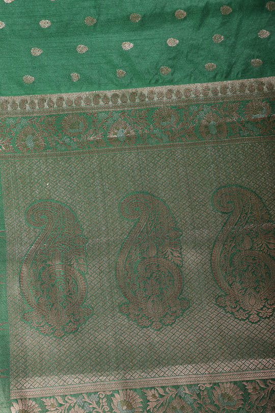 Silk Buta Woven Saree