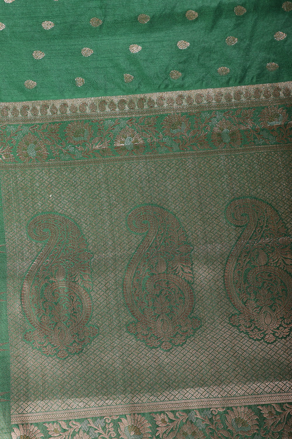 Silk Buta Woven Saree