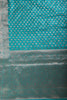 Teal Cotton Silk Zari Woven Saree