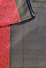Cherry Red And Navy Floral Zari Woven Sarees