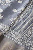 Grey Color Cotton Silk Block Printed Saree