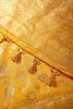 Mustard Color Raw Silk Woven Saree