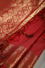 Maroon Colour Silk Woven Saree