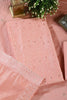 Dusty Pink Chanderi Resham Embroidered Unstitched Suit