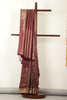 Wine Zari Woven Soft Silk Saree