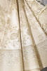 Cream Color Art Silk Zari Woven Saree