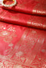 Red Color Art Silk Zari Woven Saree