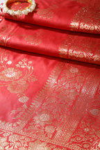 Red Color Art Silk Zari Woven Saree