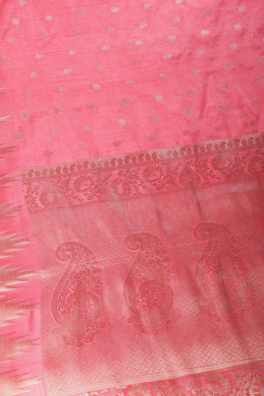Silk Buta Woven Saree