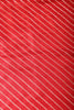 Red Modal Silk Saree with Zari Pinstripes