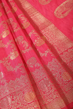 Rani Silk Floral Zaal Woven Banarasi Saree