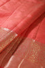 Red Cotton Silk Woven Saree