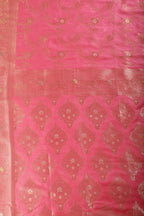 Pink Zari Woven South Silk Saree