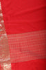 Red Chinon Crepe Swaroski Work Saree