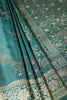 Bottle Green Color Art Silk Zari Woven Saree