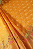 Mustard Color Silk Resham & Zari Woven Saree