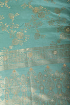 Sea Green Color Art Silk Zari Woven Saree