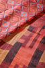 Beige Printed Tussar Silk Saree