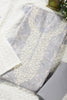 Grey Colour Cotton Printed & Resham Neck Embroidered Unstitched Suit