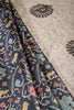 Bottle Green Tussar Silk Printed Saree
