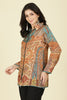 Multi-Color Muslin Printed Tunic Top
