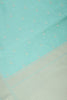 Turquoise Color Cotton Woven Saree