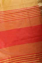 Mustard Silk Woven Saree