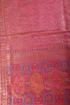 Rani Baluchari Silk Meenakari Woven Saree