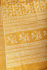 Mustard Color Cotton Silk Printed Saree