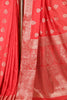 Red Silk Zari Woven Saree