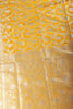 Mustard Zari Woven Banarasi Silk Saree