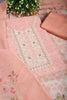Gajari Color Linen Embroidery Self Print Unstitched Suit Material