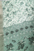 Sea Green Floral Printed Cotton Silk Saree