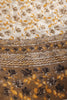 Mustard & Cream Colour Floral Printed Cotton Silk Saree
