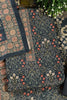 Blue Digital Printed Pashmina Unstitched Suit Fabric