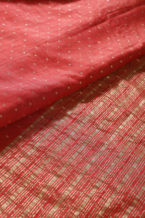 Red Zari Woven Silk Saree