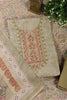 Light Mehandi Green Cotton Resham Embroidered Unstitched Suit