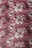 Wine Color Chiffon Floral Printed Saree