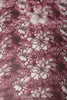 Wine Color Chiffon Floral Printed Saree