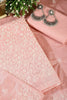 Pink Colour Resham Embroidered Chanderi Unstitched Suit