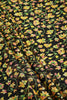Black Color Chiffon Floral Zari Border Printed Saree