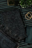 Green & Black Digital Printed Chanderi Cotton Unstiched Suit Material