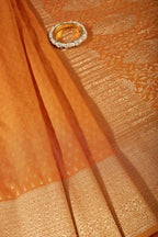 Mustard Colour Silk Zari Woven Saree