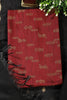 Maroon Chanderi Silk Woven Unstitched Suit