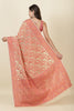 Beige Cotton Resham Woven Saree