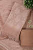 Peach Color Chanderi Cotton Floral Printed Unstitched Suit Material